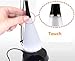LUOYIMAN® Touch Sensor LED Table Lamp with Mini Speaker Table Pendant Lamp/light Triangle and Conical Design LED Eyes-care Light Loudspeaker for MP3 Phone and Adjustable Lightness(Black)