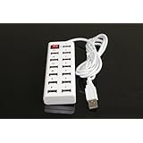 13 Ports High Speed USB2.0 HUBs Color White