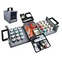 Foldaway Sewing Box - With Sewing Supplies (Black) (7.5"H x 8.5"W x 6"D)