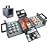 Foldaway Sewing Box - With Sewing Supplies (Black) (7.5"H x 8.5"W x 6"D)