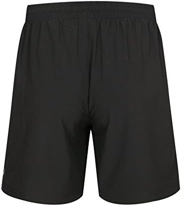 Vstone Men's Woven Short Pants With Side Pockets Inside Drawstring, Quick Dry, Quick Dry,Black/Blue,S