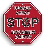 Tampa Bay Buccaneers Stop Sign