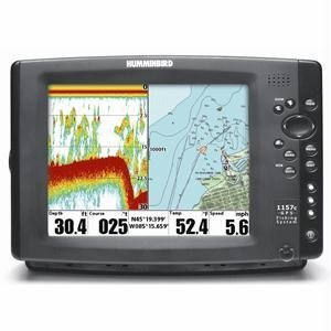Humminbird 1157C Combo 10.4-Inch Waterproof Marine GPS and Chartplotter with Navionics Bundle by