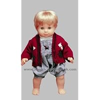Red and Black Short Set for Bitty Twin Boy Clothes - Black and White Gingham - Bitty Twin Clothes - Valentines Special