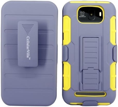Cellularvilla Kickstand Case For BLU Studio 5.5 D610a 3pc 3rd Gen Hard Soft Hybrid Kickstand Case with Holster Belt Clip Case Cover
