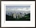Hong Kong Island and the Bay with Kowloon on the Far Shore Places Framed Photographic Poster Print by Jason Edwards, 29x21