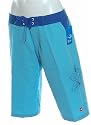 Shiwi Badeshorts DAMEN Boardshorts Shorts hellblau bedruckt