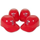 LOS ANGELES ANGELS BATTING HELMET ICE CREAM SNACK BOWLS 4PK