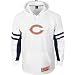 Mens Chicago Bears White Intimidating Hoodie - XL