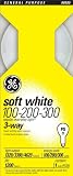 GE 41459-6 Soft White 3-Way Mogul Base Bulb, 100/200/300-Watt, 6-Pack