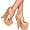 BEAU-601, 6 1/2" Wedge Cork Sandal(Clear/Cork,5)