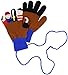 Kidorable Little Boys' Pirate Gloves, Brown/Pirate Blue, Small