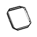 bayite Replacement Accessory Steel Frame for Fitbit Blaze Smart Watch Black and Silver