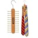 Neckties Executive Ladder by Necktie Accessories brown wooden tie racks Image