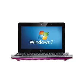 Asus 1008P 10.1-inch Netbook (Intel Atom N540 1.66 GHz Processor, 1 GB RAM, 250 GB HDD, up to 6 Hours Battery, WLAN, Bluetooth, Webcam, Windows 7 Starter, Pink)
