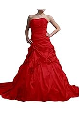 Strapless Taffeta Natural   Waistline Bandage Dress/Wedding Dress 