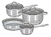 Gibson Verrone 7 Piece Stainless Steel Cookware Set
