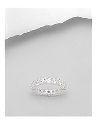 CZ Ring In Sterling Silver