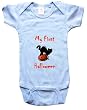 MY FIRST HALLOWEEN #2 - BigBoyMusic Baby Designs - White, Blue or Pink Onesie / Baby T-shirt