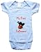 MY FIRST HALLOWEEN #2 - BigBoyMusic Baby Designs - White, Blue or Pink Onesie / Baby T-shirt