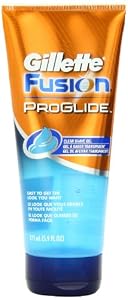 Fusion ProGlide Clear Men's Shaving Gel 5.9 Oz (Pack of 2)