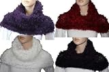 Ladies Shaggy Magic Snood Scarf By RJM GL291