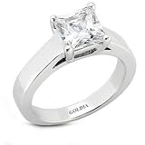 1.00 Ct. Princess Cut Diamond Engagement Ring