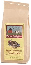 Brown Family Farm All Natural Apple Cinnamon Pancake Mix, 24-Ounce Bags (Pack of 6)