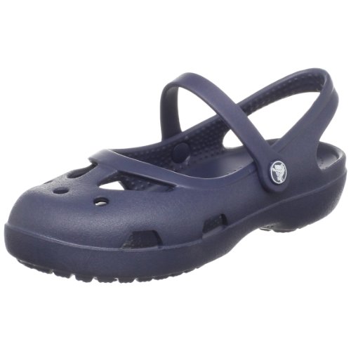 Crocs Shayna Mary Jane Clog (Toddler/Little Kid),Navy,1 M US Little Kid/ 3 M US Women's