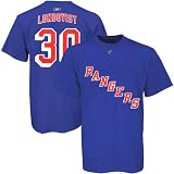Reebok New York Rangers Henrik Lundqvist Player Name & Number T-Shirt, X-Large