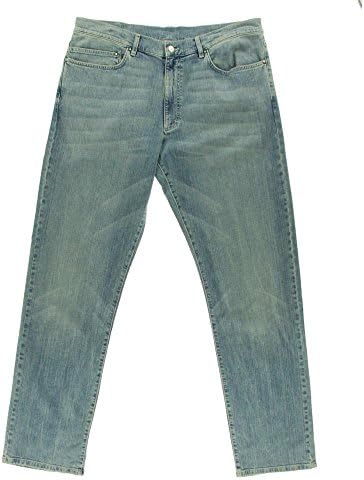 Zegna Sport Mens Classic-Rise Relaxed Fit Straight Leg Jeans Denim 40