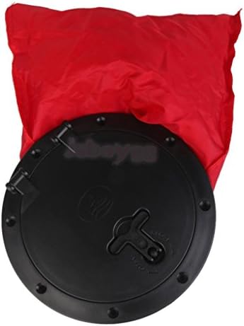 6" Pull Out Hatch Cover Deck Plate Kit &amp; Waterproof bag for Boat Kayak Canoe