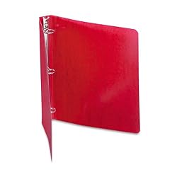 ACCO Presstex 1 Inch Ring Binder, 8.5 x 11 Inch Sheet Size, Executive Red (A7038619-C)