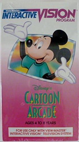 View-Master Interactive Vision Program Disney's "Cartoon Arcade" ages 4-8 years.