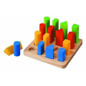 Plan Toys 51250 Geometric Peg Board