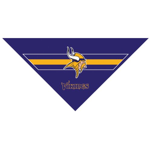 Minnesota Vikings Pet Dog Football Jersey Bandana M/L