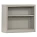 Sandusky Lee BQ10351330-05 Dove Gray Steel Powder Coated Snapit Bookcase with Adjustable Shelve, 30" Height x 34-1/2" Width x 13" Depth, 2 Shelves