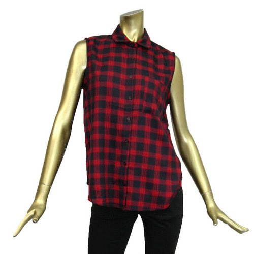 RASTARS＆[ラスターズ] シャツ レディース チェック柄 ノースリーブ レディースファッション トップス