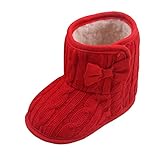 MIOIM シューズ ベビー用 子供靴 男女兼用 防寒ブーツ 毛糸 蝶結び付き 人工絨毛 出産祝い 滑り止め 保温防寒 あったか スノーブーツ 柔らかい