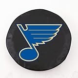 NHL St. Louis Blues Tire Cover Color: White, Size: D10