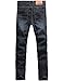 SSLR Men's Straight Fit Fleece Denim Jeans