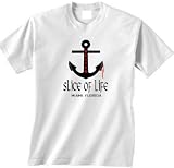 Dexter White Tshirt Slice of Life Anchor Miami Florida Size EXTRA LARGE
