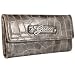 Women's Celeste Grey Shiny Synthetic Leather Tri-Fold Wallet: Grey Tri-Fold