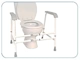 Nuvo Height Adjustable and Width Adjustable Free Standing Toilet Frame