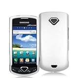 White Rubberized Snap-On Hard Skin Case Cover for Samsung Gem i100 New By E ....