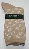 Polo Ralph Lauren Women's Crew Dress Socks - 2 Pair - Size: 9-11 - Oyster