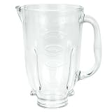 Round glass blender jar 4.5 opening.