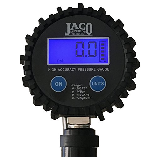 Купить JACO FlowPro Digital Tire Inflator Gauge 200 PSI в интернет