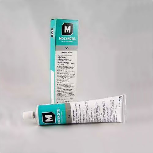 Dow Corning Molykote 55 O-Ring Grease/Lubricant, 150g Tube, Pack of 3