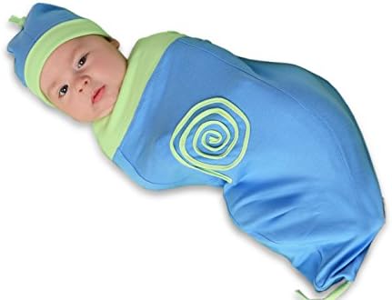 Lime Swirl, Blue with Lime Swirl, Baby: 3-6 Months